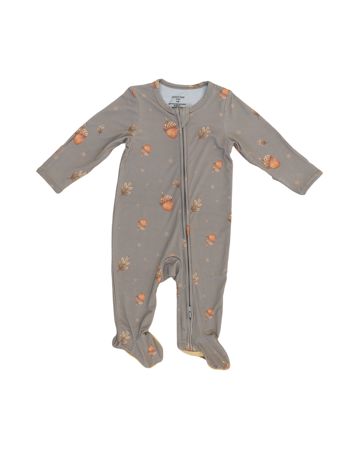 Little Acorn Bamboo Footie