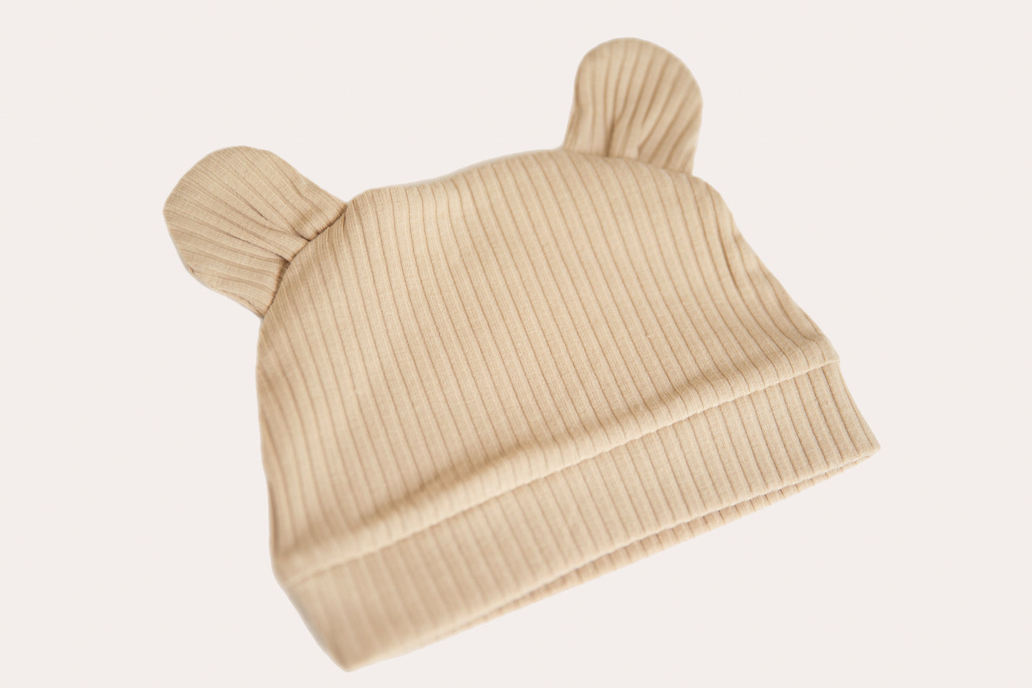 Newborn Bear Ears Hat - Breezy Beige
